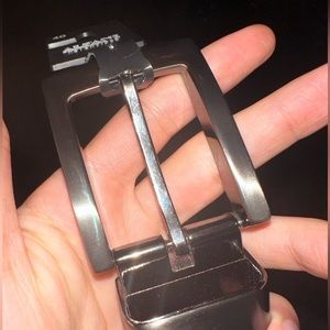 Alfani black/brown leather reversible belt